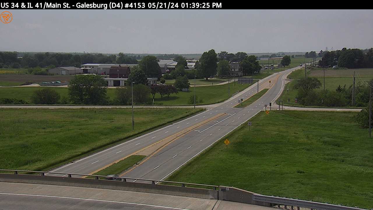 Traffic Cam US 34 at IL 41 (Main St.) (#4153) - N Player