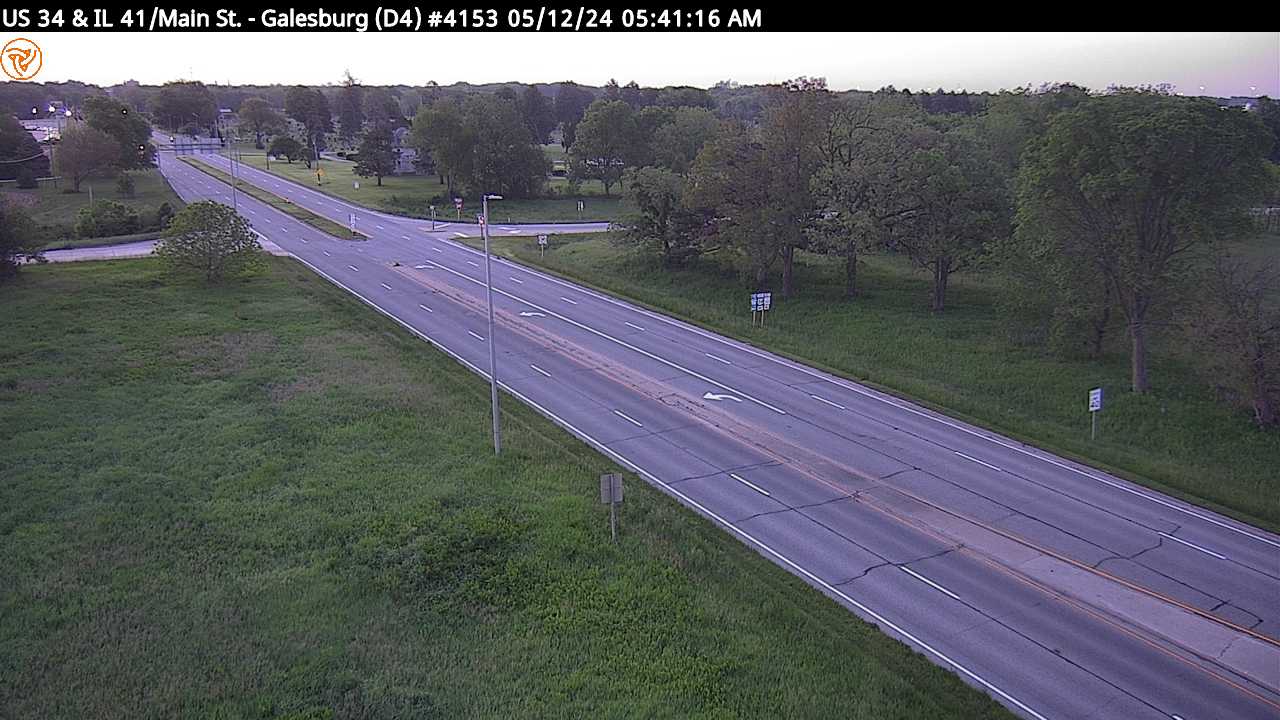 Traffic Cam US 34 at IL 41 (Main St.) (#4153) - S Player