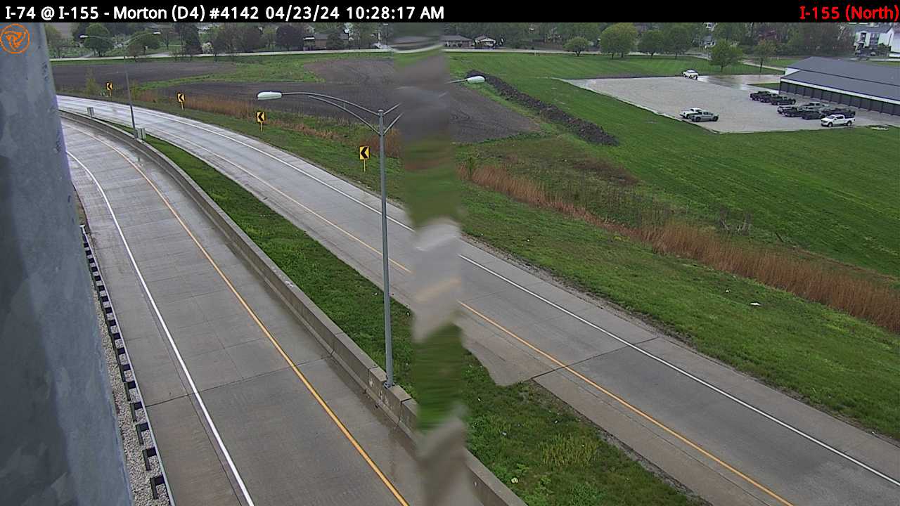 I-74 at I-155 (#4142) - N Traffic Camera