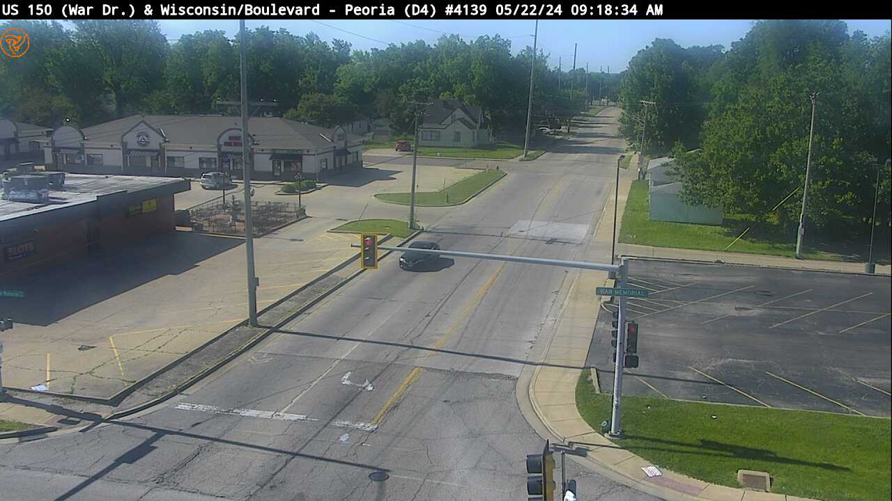 Traffic Cam US 150 (War Dr.) at Wisconsin/Boulevard (#4139) - S Player