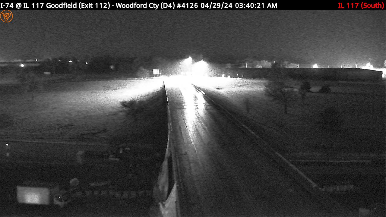Traffic Cam I-74 at Goodfield (Exit 112) (#4126) - S Player
