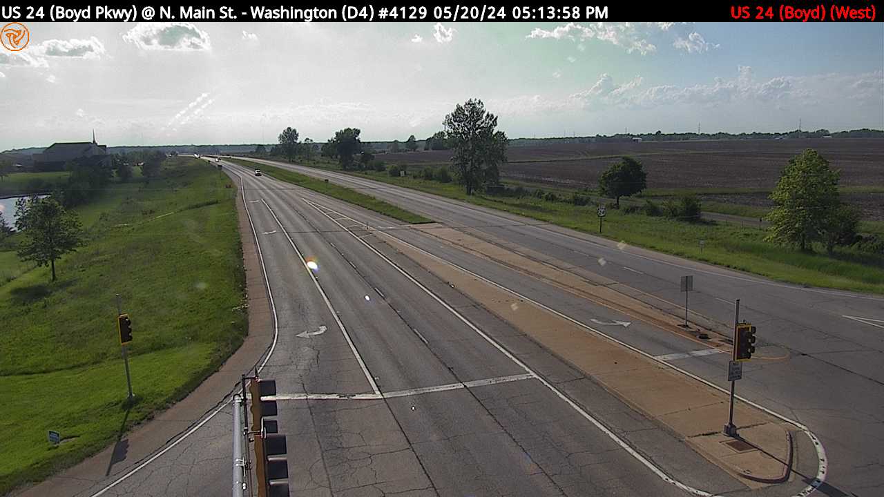 Traffic Cam US 24 (Boyd Parkway) at N. Main St. (#4129) - W Player
