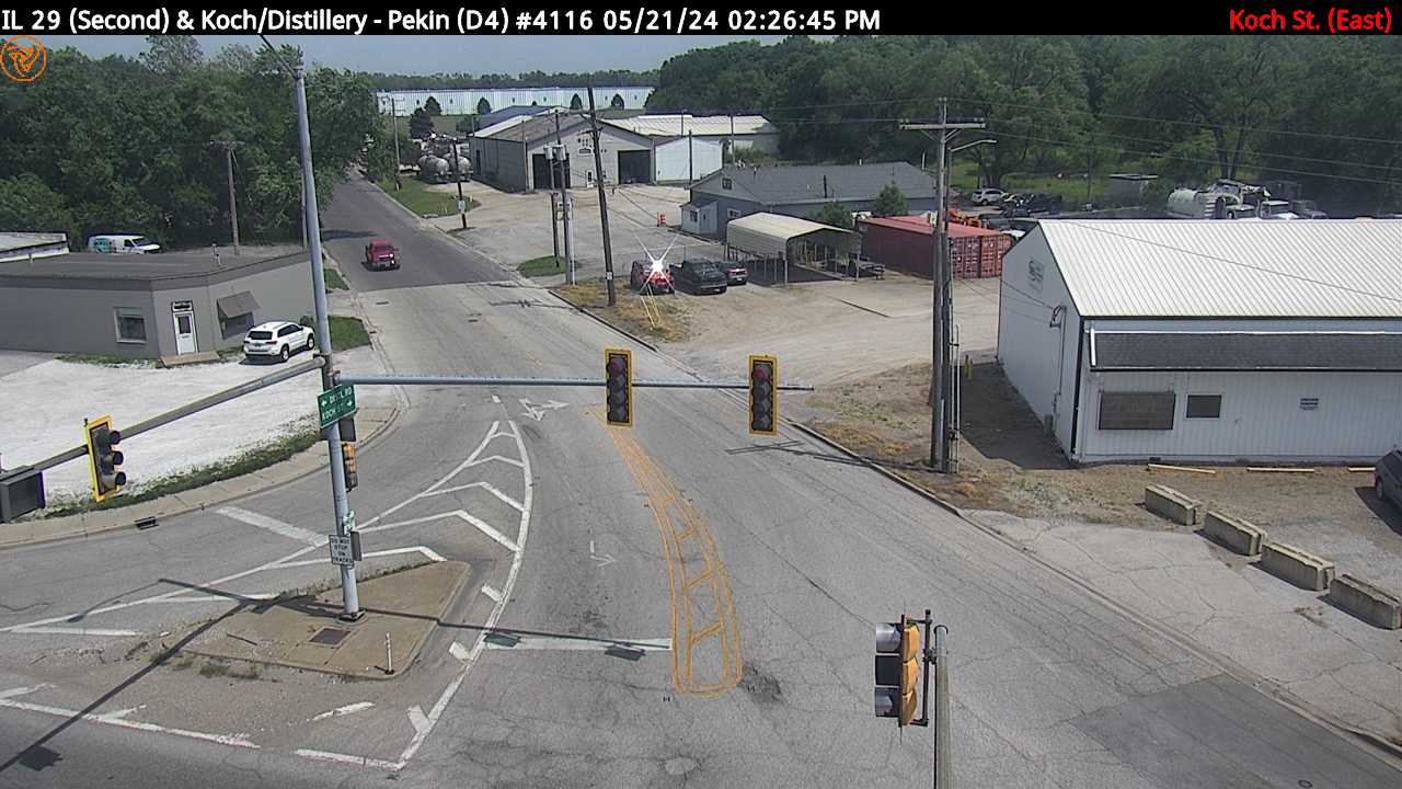 Traffic Cam IL 29 (Second St.) at Koch St. (#4116) - E Player