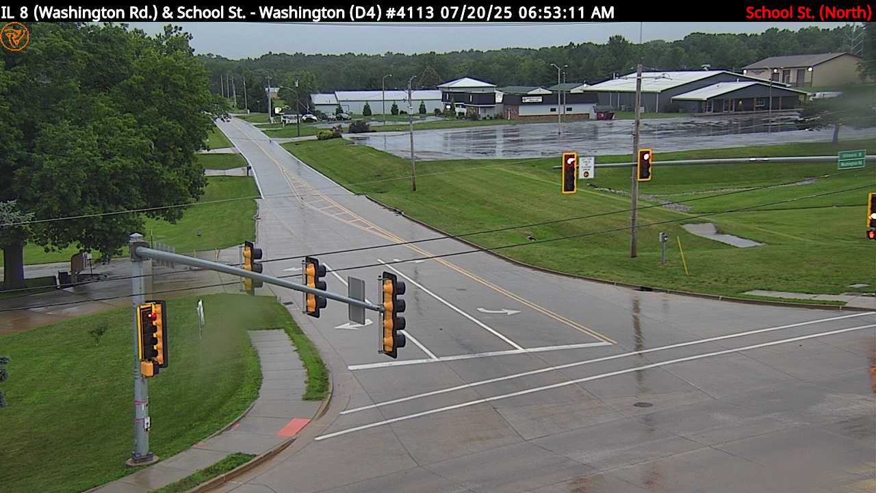 Traffic Cam IL 8 (Washington St.) at School St. (#4113) - N Player