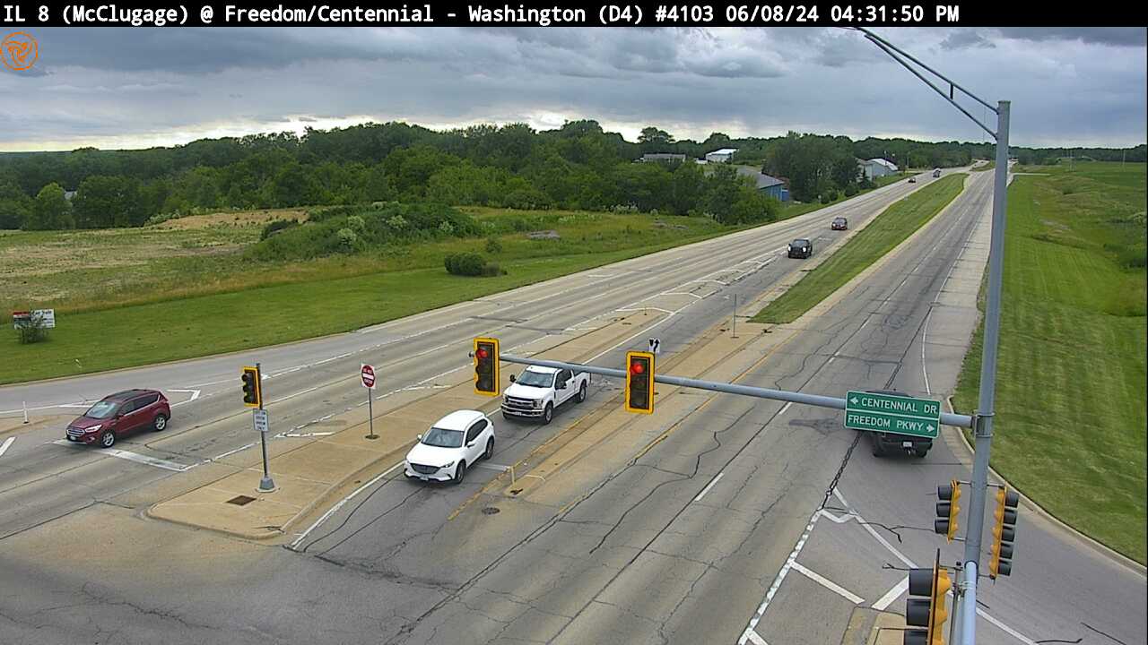 Traffic Cam IL 8 (McClugage Rd.) at Freedom Parkway/Centennial Dr. (#4103) - N Player