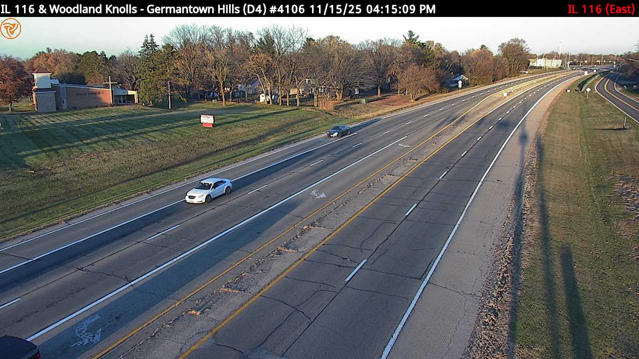 Traffic Cam IL 116 at Woodland Knolls/Ten Mile Creek (#4106) - E Player