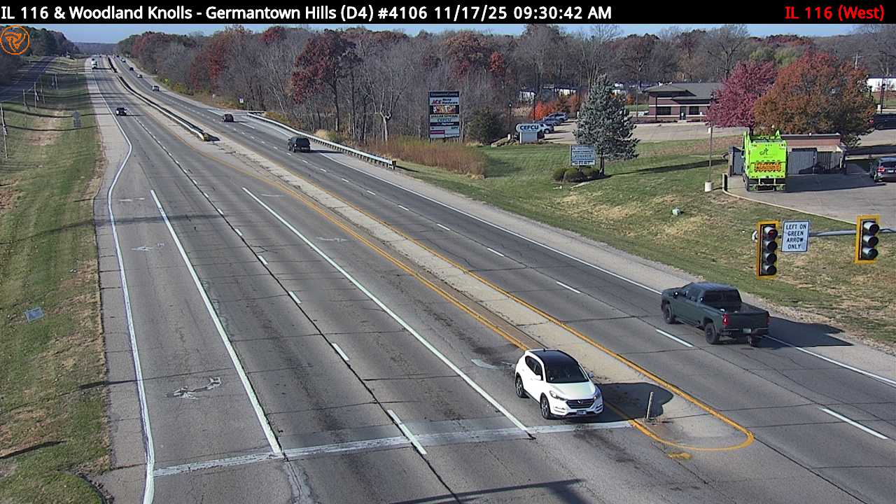 Traffic Cam IL 116 at Woodland Knolls/Ten Mile Creek (#4106) - W Player