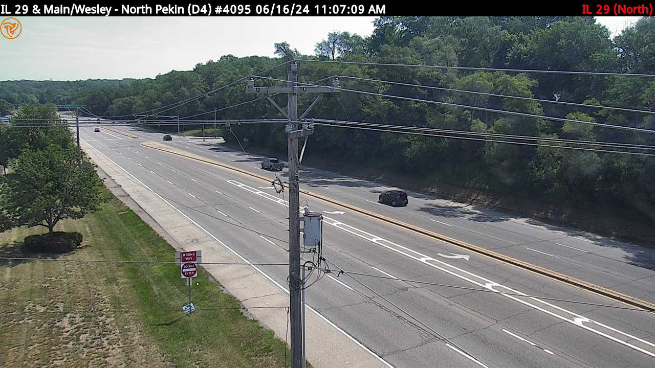 Traffic Cam IL 29 at N. Main St./ Wesley Rd. (#4095) - N Player