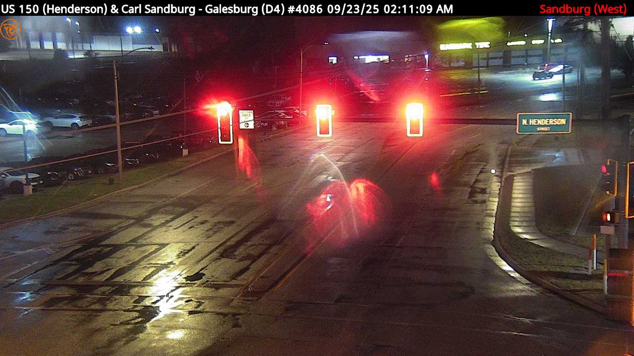 Traffic Cam US 150 (Henderson St.) at Carl Sandburg Dr. (#4086) - W Player