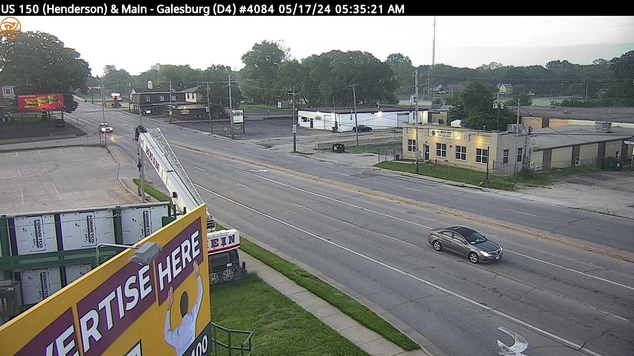 Traffic Cam US 150 (Henderson St.) at Main St. (#4084) - E Player
