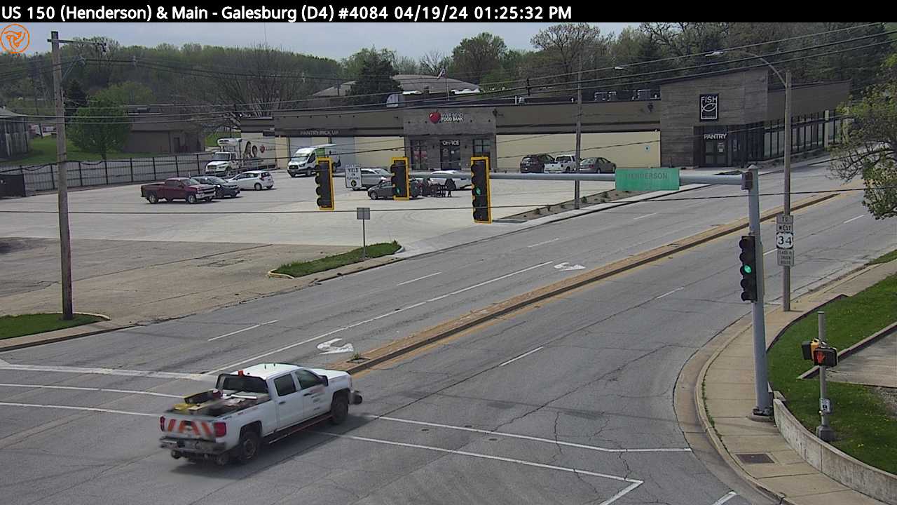 Traffic Cam US 150 (Henderson St.) at Main St. (#4084) - W Player