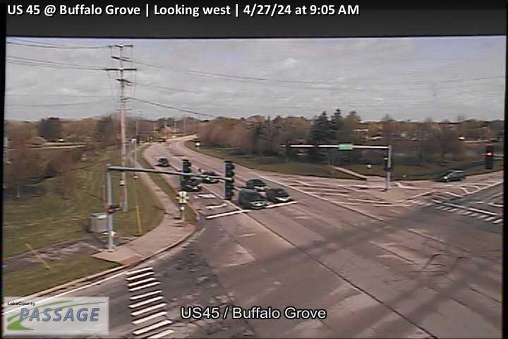 US 45 at Buffalo Grove - W Traffic Camera