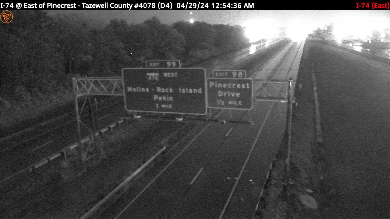 Traffic Cam I-74 at East of Pinecrest Dr. (#4078) - E Player