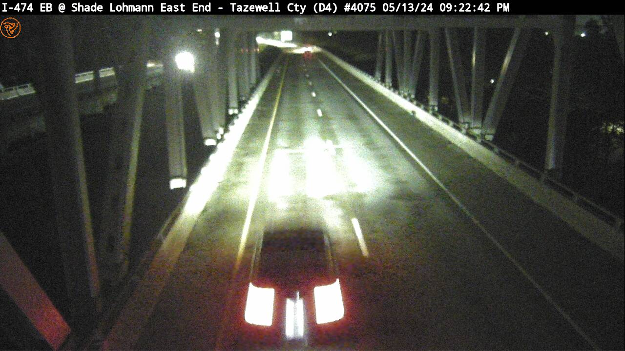 Traffic Cam I-474 EB at Shade Lohmann Bridge East (#4075) - E Player