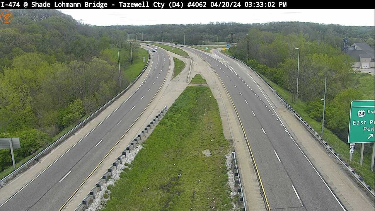 Traffic Cam I-474 at Shade Lohmann Tazewell County (#4062) - E Player