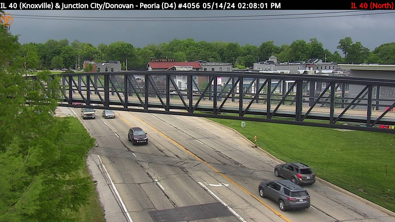 Traffic Cam IL 40 (Knoxville) at Junction City/Donovan Park (#4056) - N Player