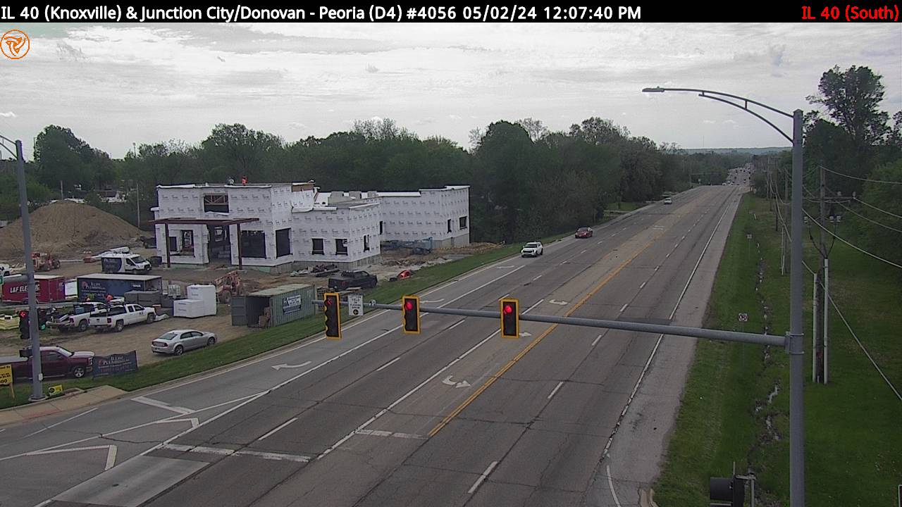 IL 40 (Knoxville) at Junction City/Donovan Park (#4056) - S Traffic Camera