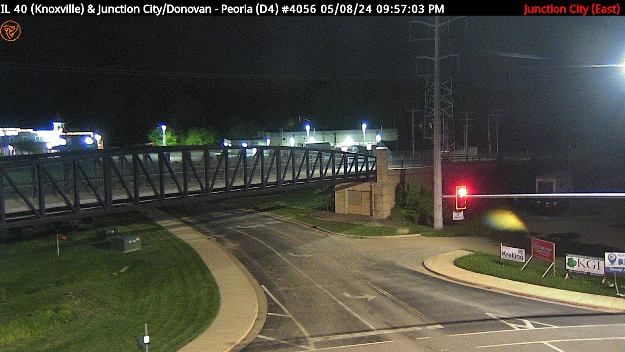 IL 40 (Knoxville) at Junction City/Donovan Park (#4056) - W Traffic Camera