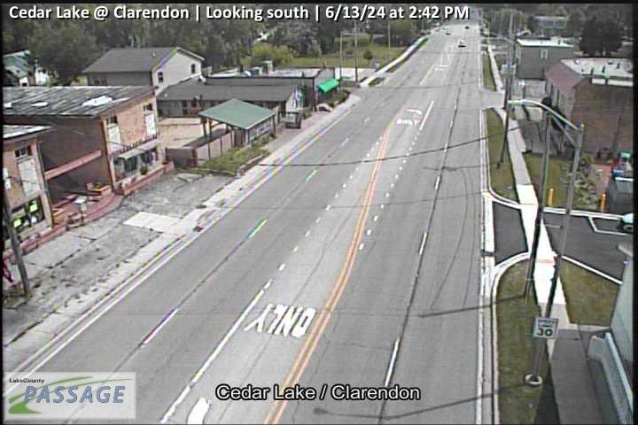 Cedar Lake at Clarendon - S Traffic Camera