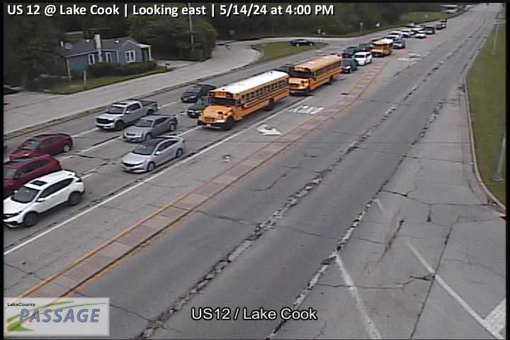 Traffic Cam US 12 at Lake Cook - E Player