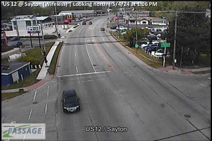 US 12 at Sayton (Wireless) - N Traffic Camera