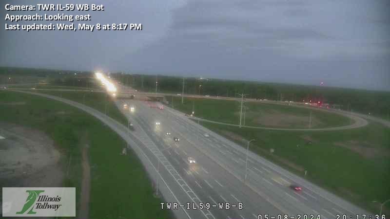I-90 at Illinois Route 59 - E Traffic Camera