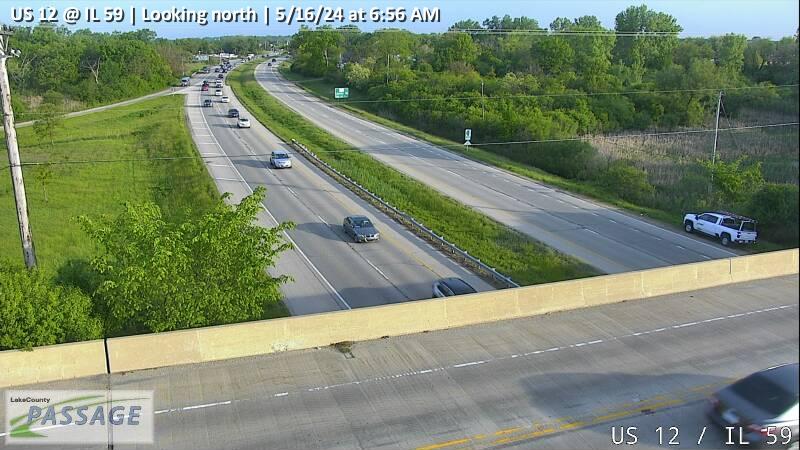 Traffic Cam US 12 at IL 59 - N Player