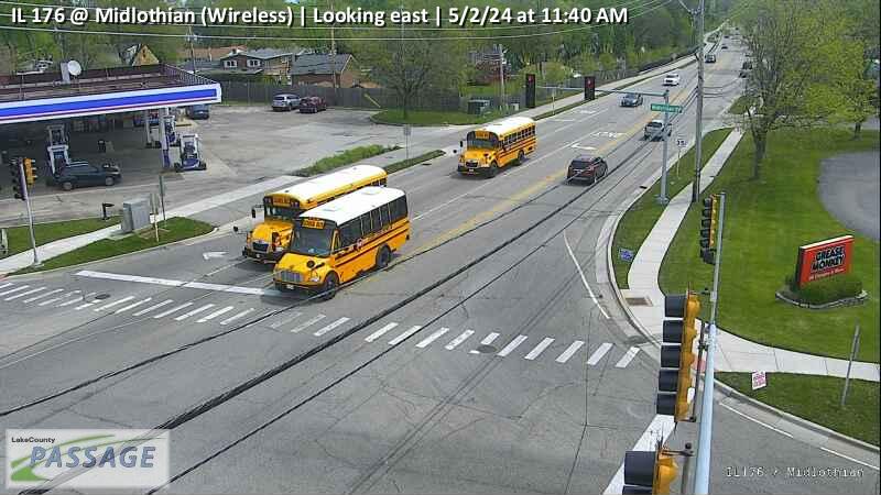 Traffic Cam IL 176 at Midlothian (Wireless) - E Player