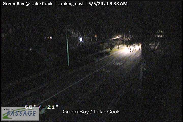 Green Bay at Lake Cook - E Traffic Camera