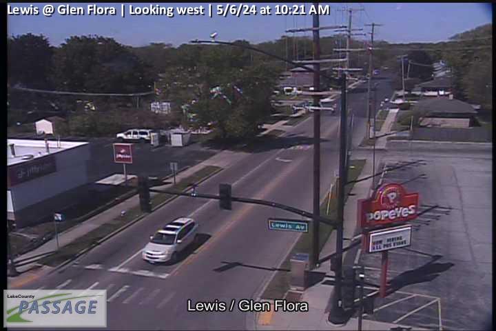 Lewis at Glen Flora - W Traffic Camera