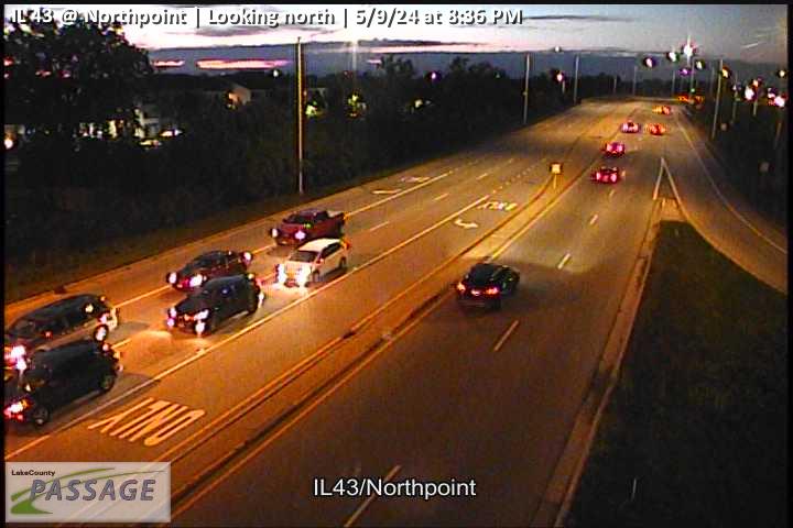 IL 43 at Northpoint - N Traffic Camera