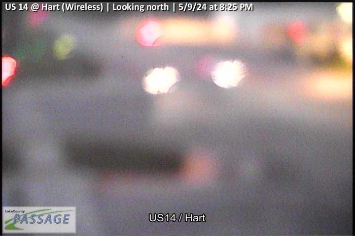 US 14 at Hart (Wireless) - N Traffic Camera