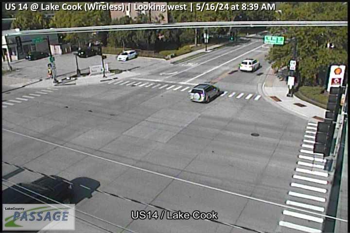 Traffic Cam US 14 at Lake Cook (Wireless) - W Player
