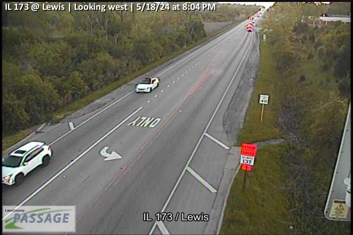 Traffic Cam IL 173 at Lewis - W Player