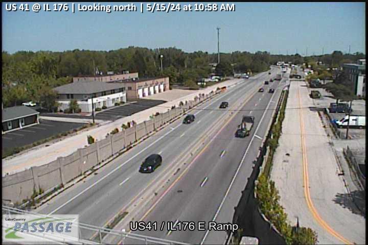 Traffic Cam US 41 at IL 176 - N Player