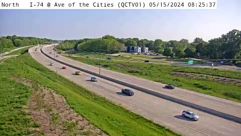 Traffic Cam QC - I-74 @ Avenue of the Cities (01) Player