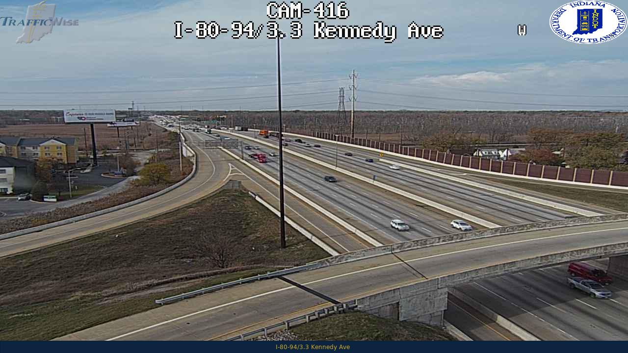 Traffic Cam WB I-80 at Kennedy Ave Player