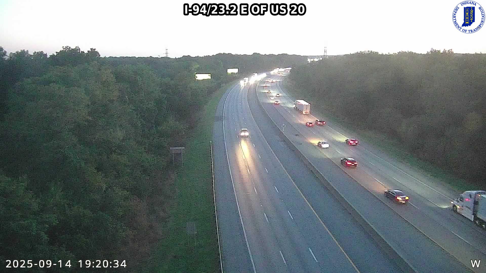 WB I-94 at Beam St (+0.6 miles) Traffic Camera