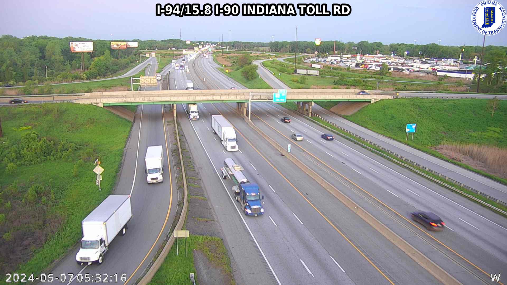 Traffic Cam WB I-94 at I-80 (+0.1 miles) Player