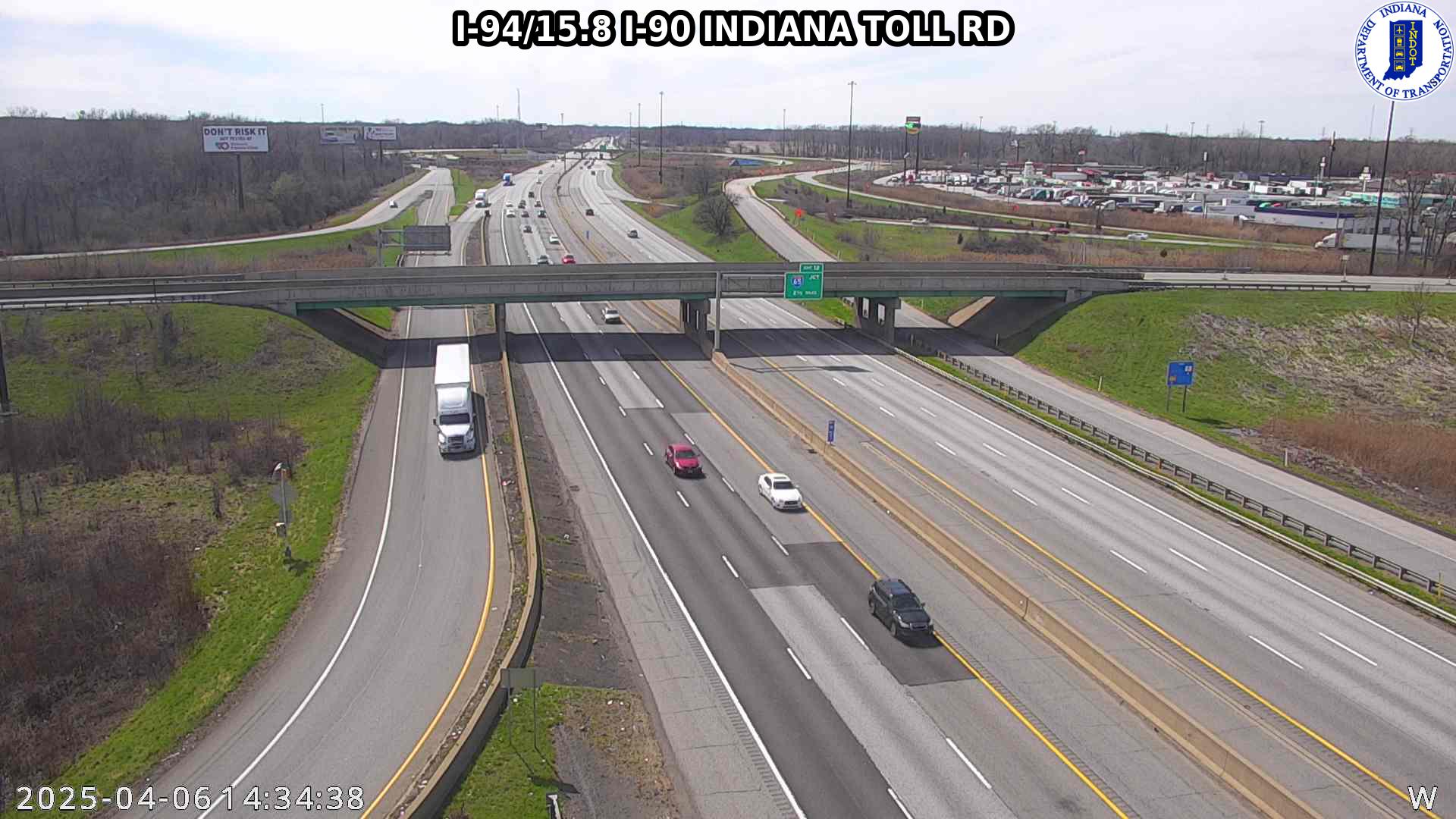 WB I-94 at I-80 (+0.1 miles) Traffic Camera