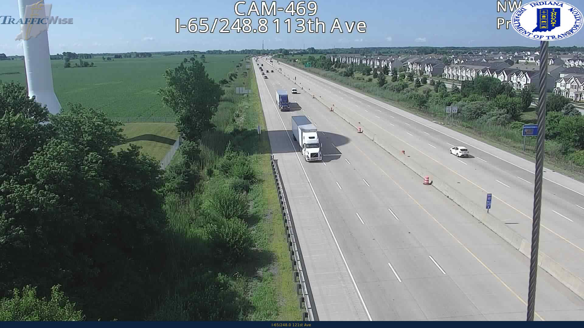 Traffic Cam NB I-65 at IN-231 (+0.7 miles) Player