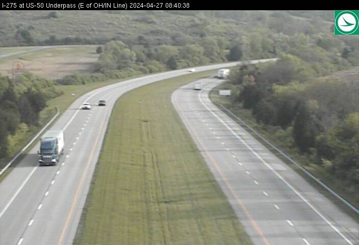 Traffic Cam I-275 at US-50 Underpass (E of OH/IN Line) Player