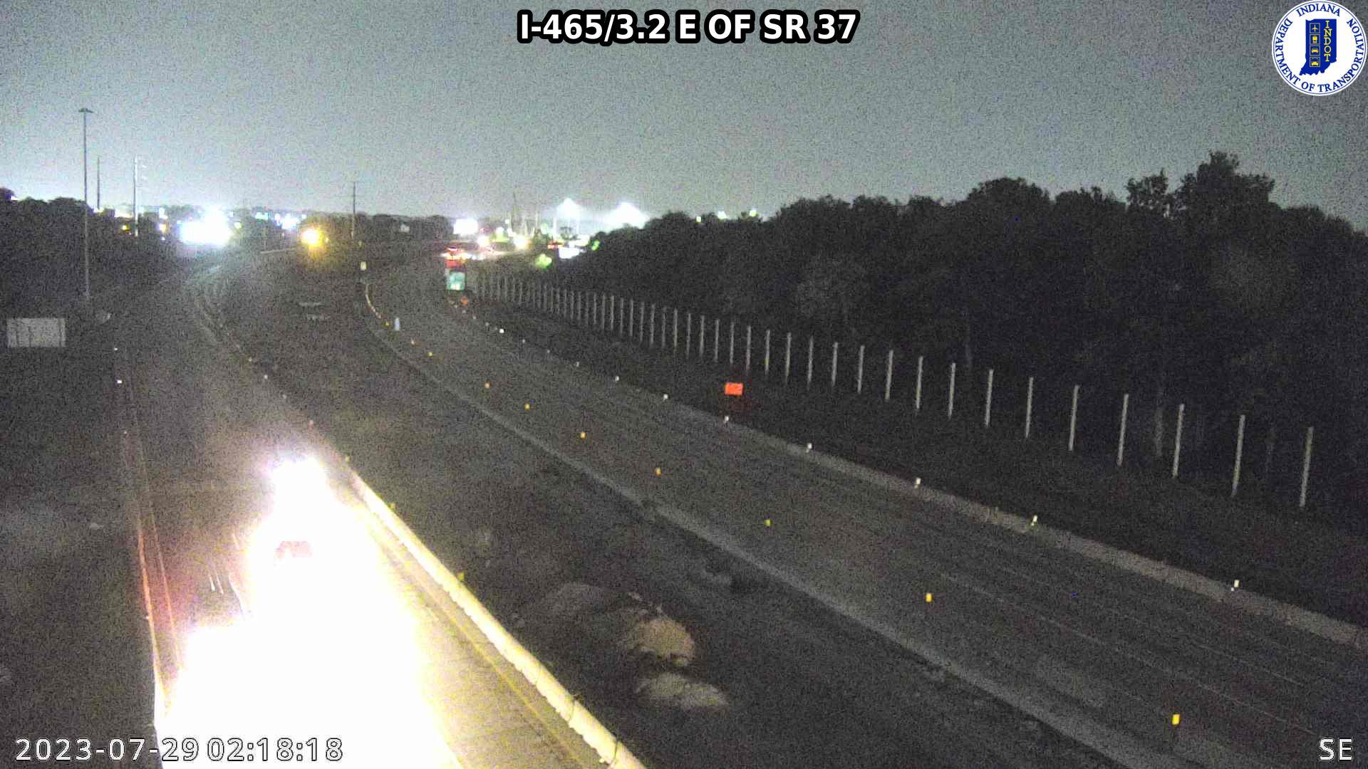 Indianapolis: I-465: I-465/3.2 E OF SR Traffic Camera