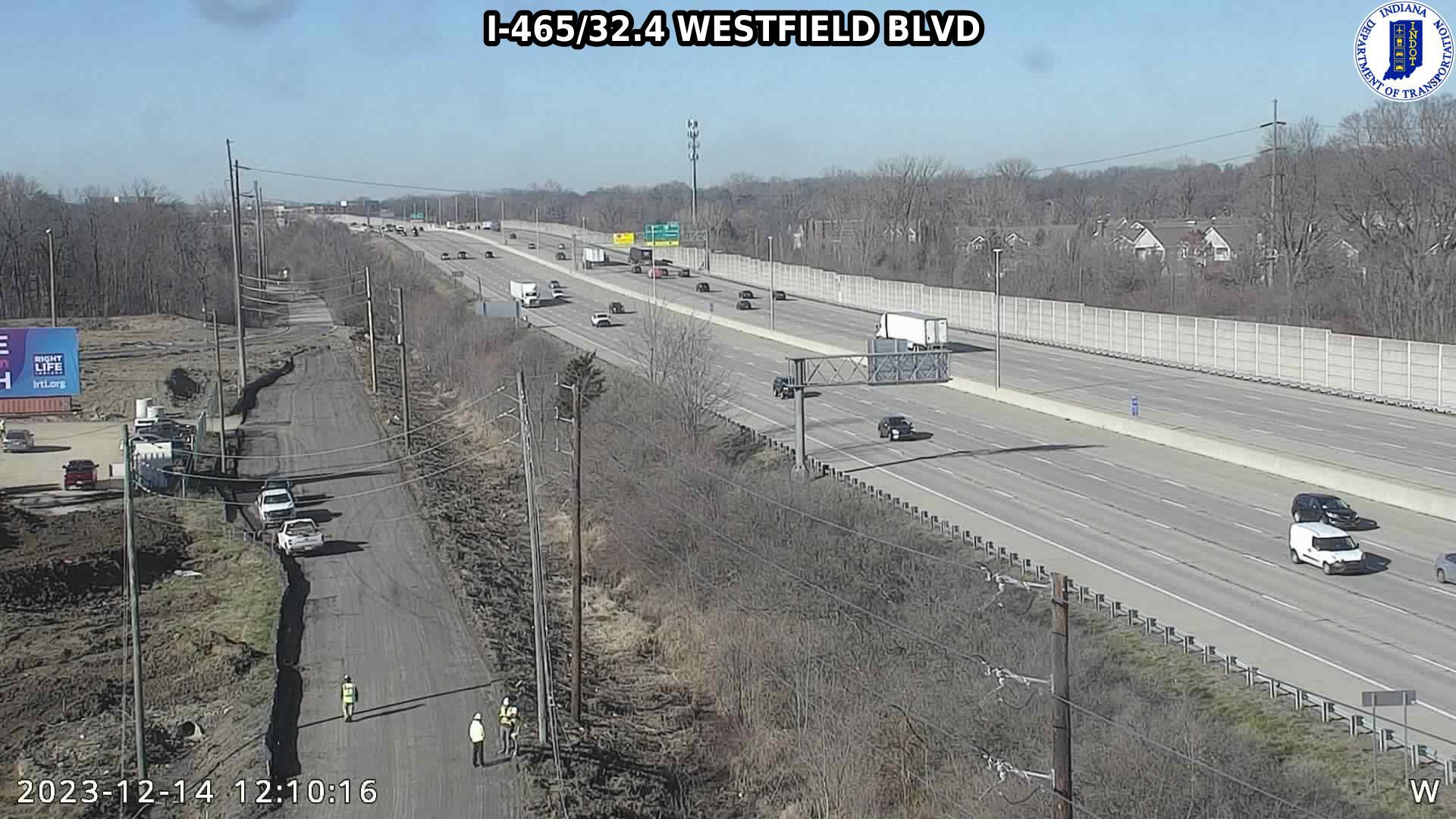 Nora: I-465: I-465/32.4 WESTFIELD BLVD Traffic Camera