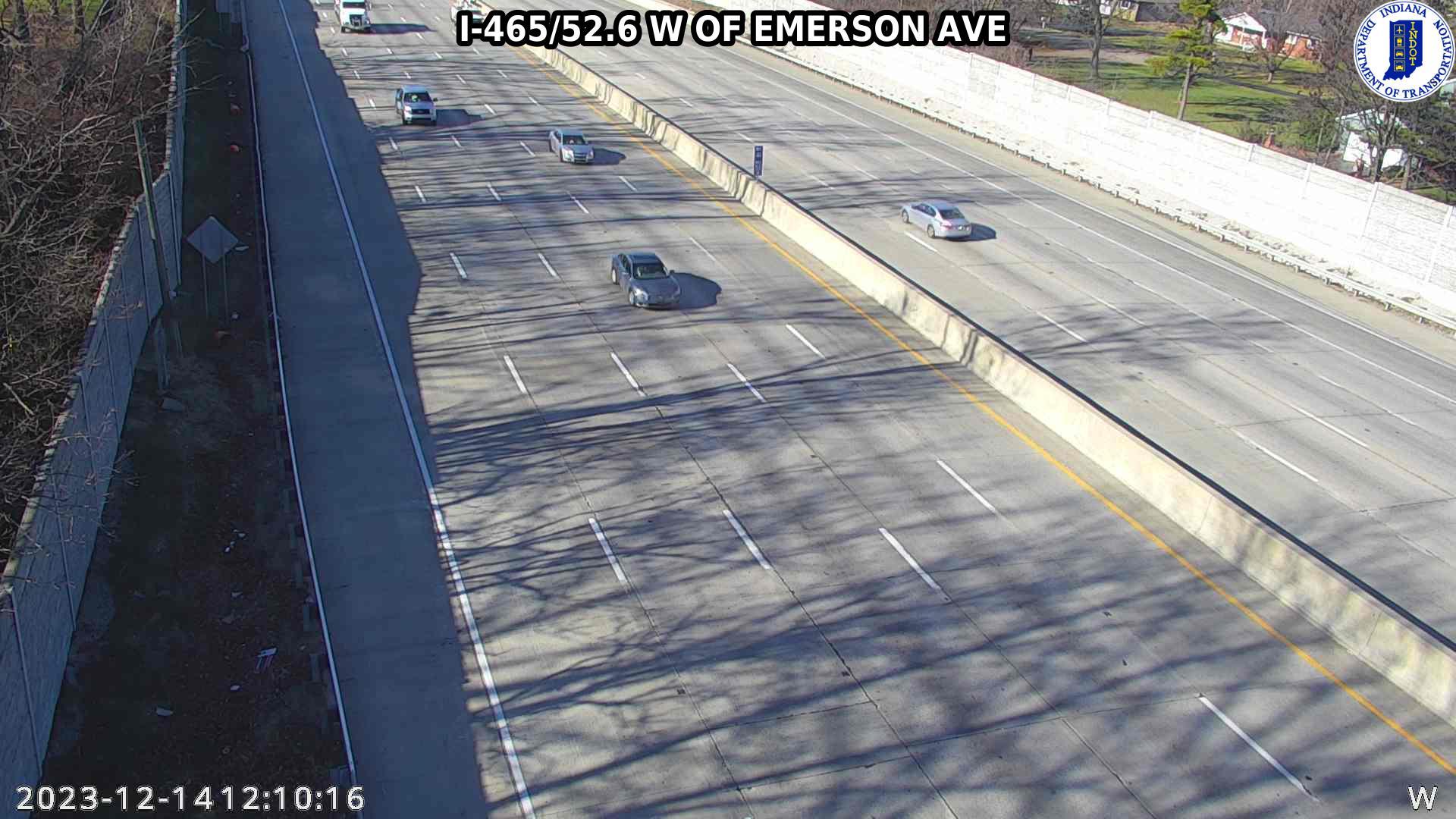 Traffic Cam Beech Grove: I-465: I-465/52.6 W OF EMERSON AVE Player