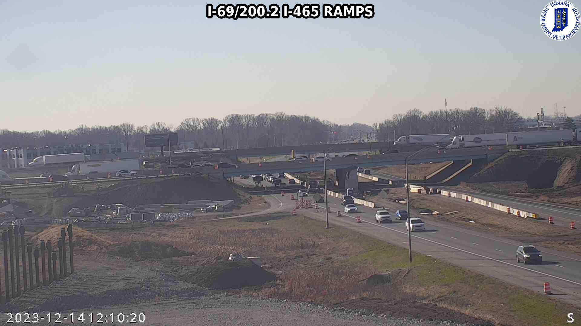 Traffic Cam Indianapolis: I-69: I-69/200.2 I-465 RAMPS Player