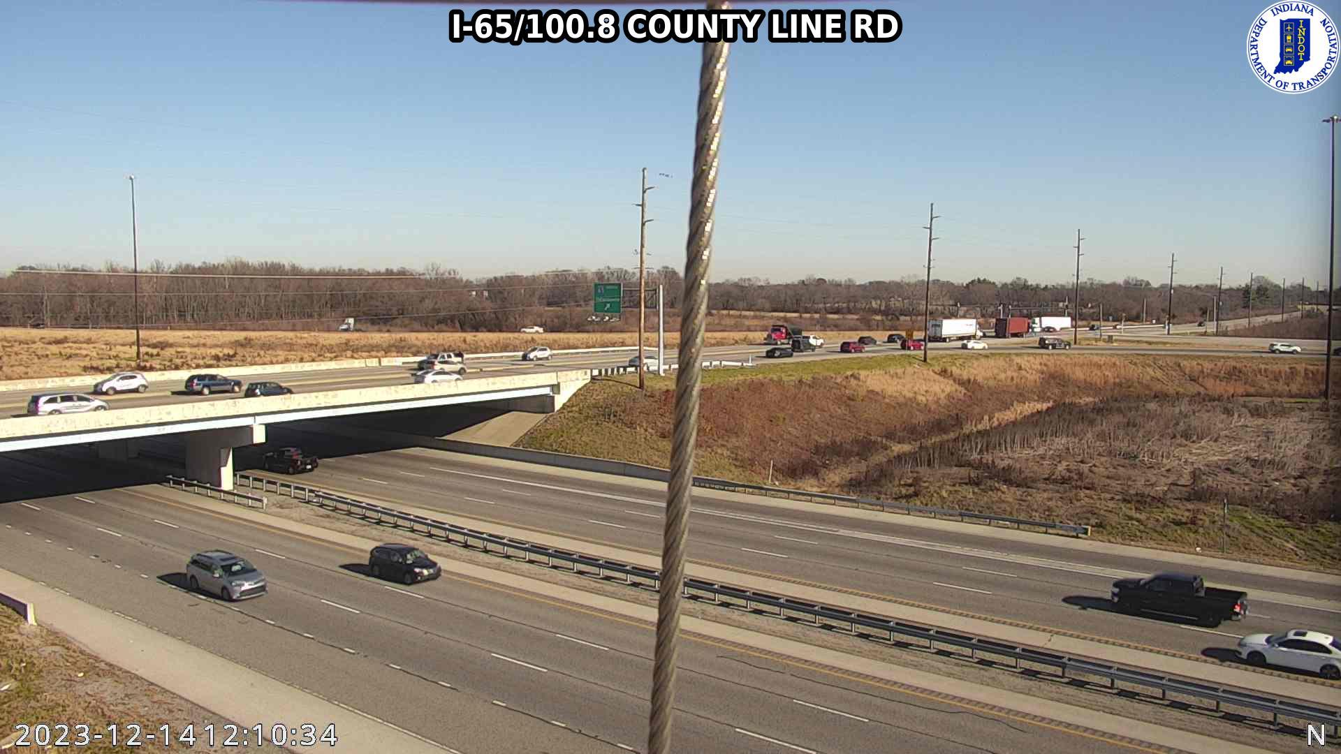 Traffic Cam Greenwood: I-65: I-65/100.8 COUNTY LINE RD Player