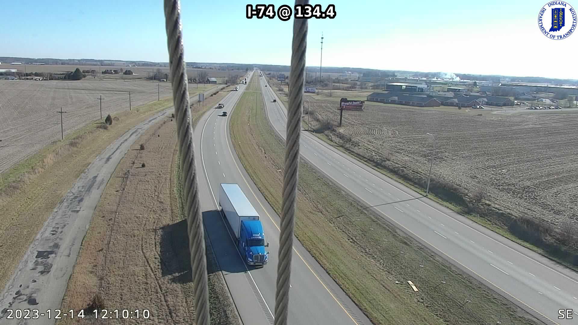 Greensburg: I-74: I-74 @ 134.4 Traffic Camera