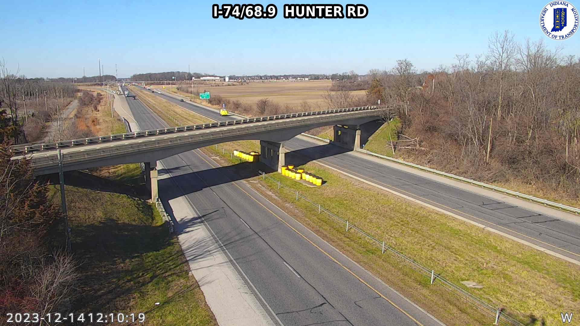 Clermont Heights: I-74: I-74/68.9 HUNTER RD Traffic Camera
