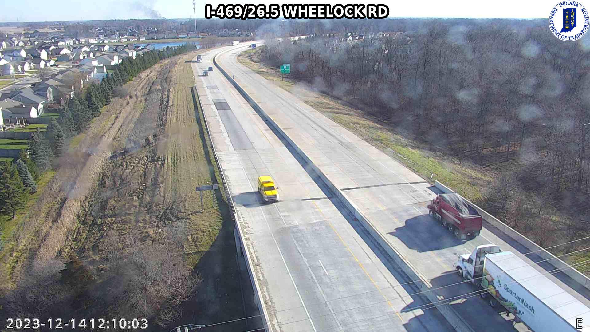 Traffic Cam Thurman: I-469: I-469/26.5 WHEELOCK RD Player